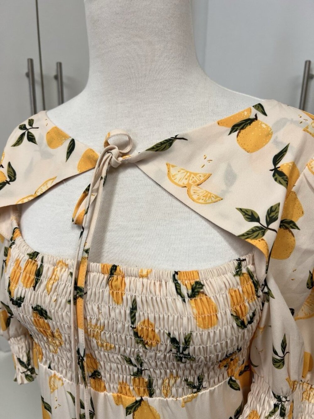 Quanta du Soleil Lemon Midi Dress Size 34 US Size XS - Picture 6 of 7